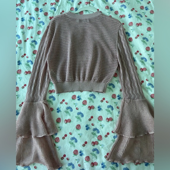 Self-Portrait Pink Lurex Top - Picture 5 of 7